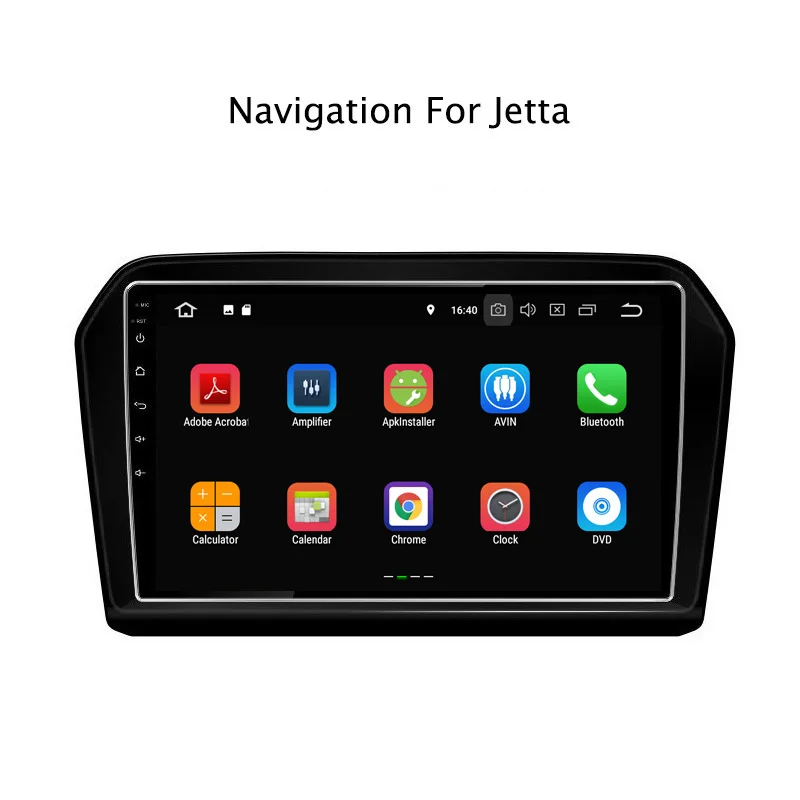 Cheap 9" 2G RAM 16G ROM Android 8.1 Car DVD Multimedia Player For VW Jetta 2013-2017 GPS Navigation Radio Stereo Audio 4