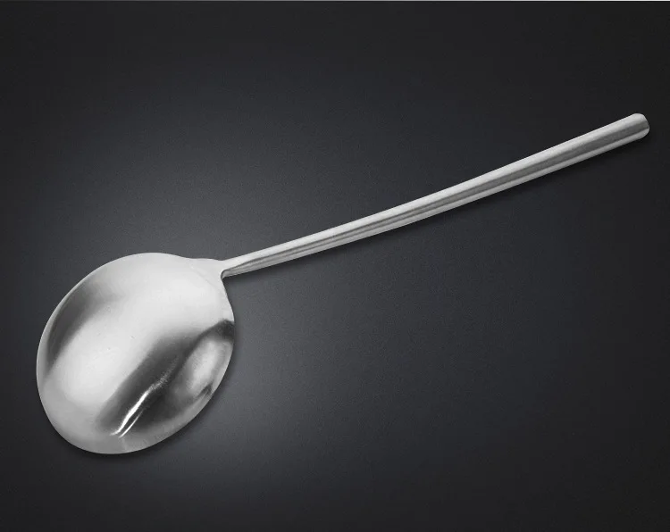 1PC 43cm Long Handle Soup Ladle Spoon Stainless Steel Spatula Sauces Spoon Tableware Kitchen Cooking Utensils Tool KX 230