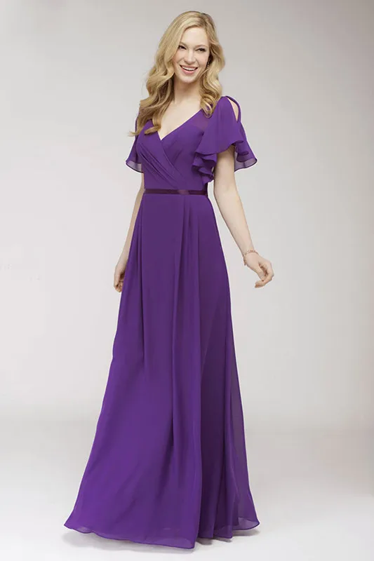 Flowy Maid of Honour Dresses
