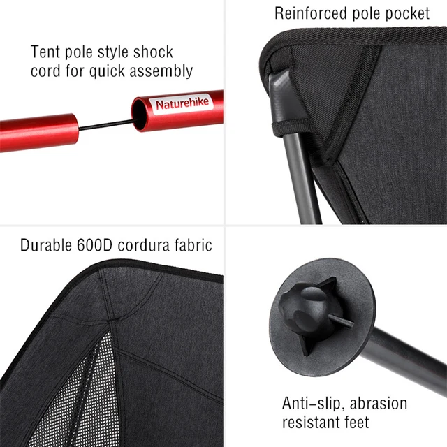 Outdoor Compact Aluminum Folding Camping Chair - Image 3