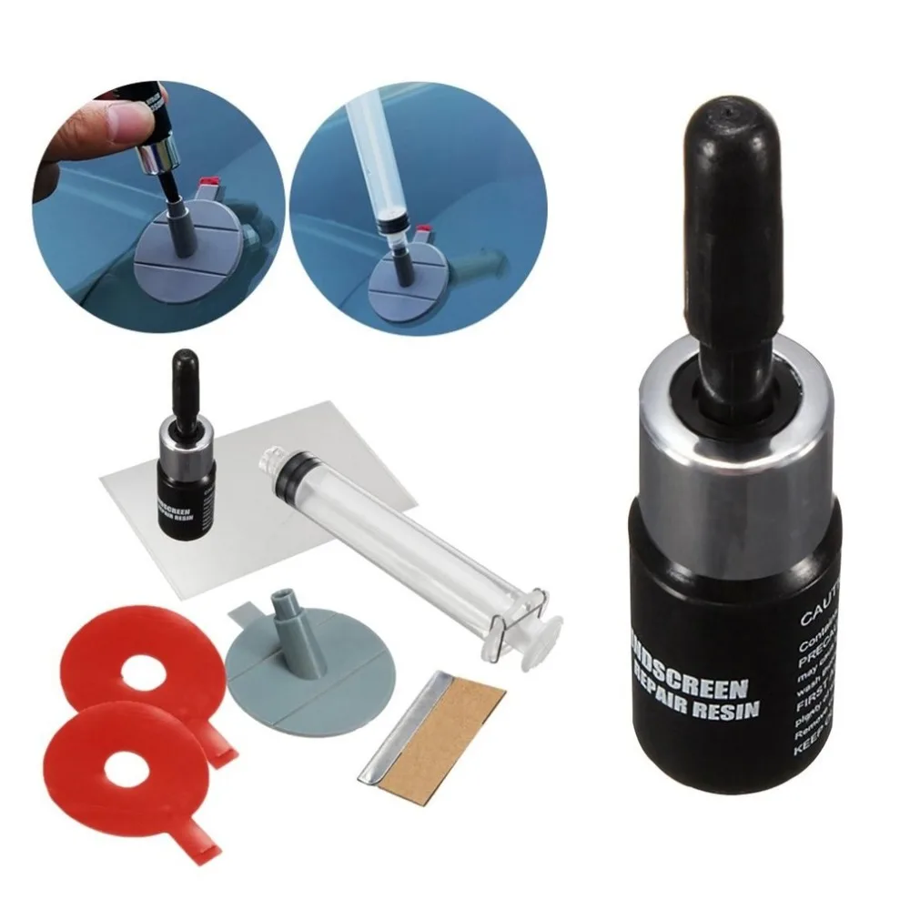 

New Windshield Repair Kits DIY Car Window Glass Scratches Restore Tool Windscreen Polishing Repair Tool Set For Chips Cracks