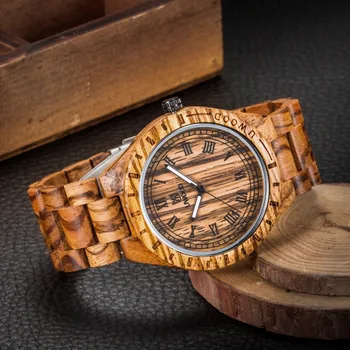 

2018 New Man Wooden Watch Brand Uwood Quartz Watch Newest Design Luxury Men Relogio Masculino Watches Vintage Retro Wood Watch