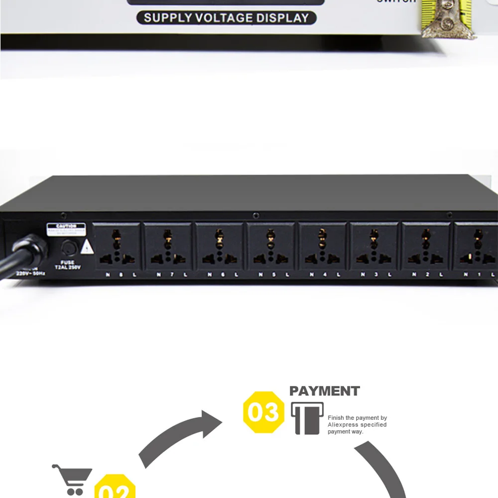 1028B 8 way 10 way 12 way 16 way power sequencer контроллер питания SR328 3016