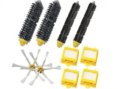 

Bristle Brush Flexible Beater Brush Hepa Filters 6-Armed Side Brush Pack Kit For iRobot Roomba 700 Series 760 770 780 790