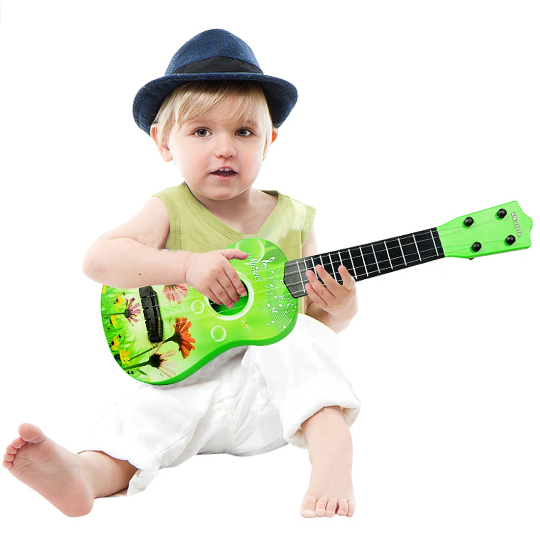 Children Guitar Simulation Ukulele Playing Toy Early Educational Music Instrument Learning Skills Education Toys for Children- L