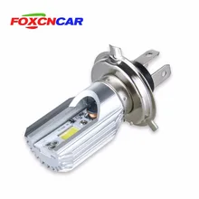 1 pcs h4 Bulbo do Diodo Emissor de Luz Da Motocicleta Scooter Moto h4 Levou Farol Da Motocicleta Ciclomotor Hs1 Lâmpadas Moto Acessórios 12 v Hs1