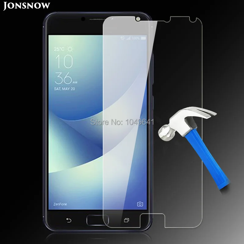 KOC3069_1_9H 2.5D Explosion-proof LCD Tempered Glass Film for ASUS Zenfone 4 Max ZC554KL