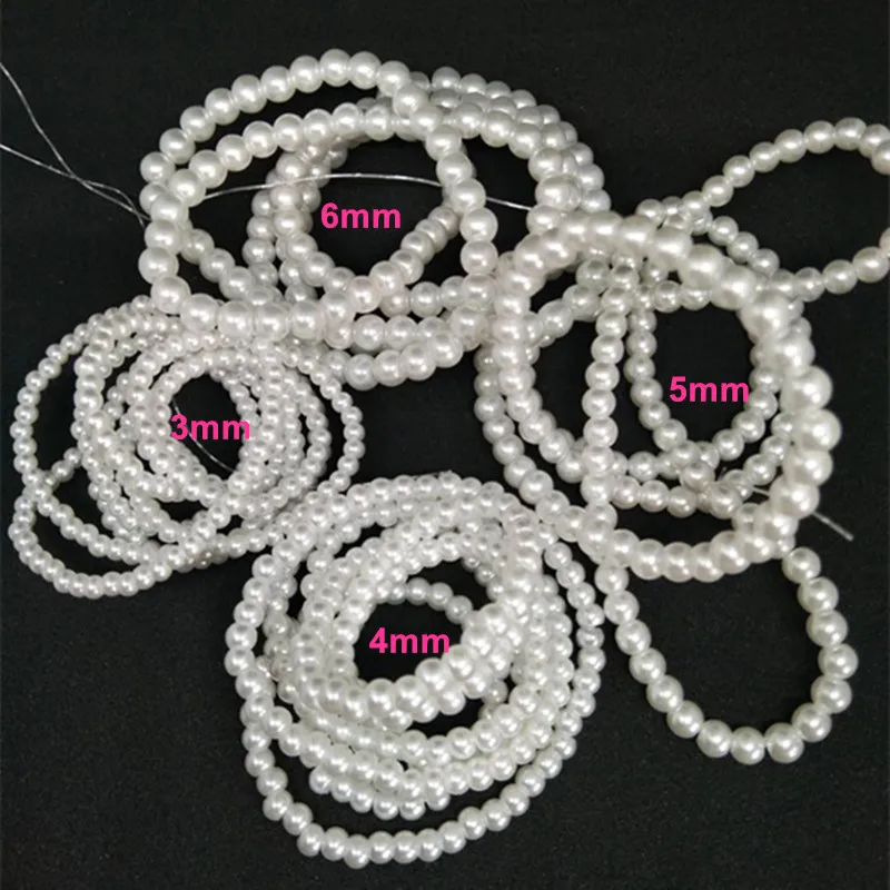 Doll diy accessories 3mm glass beads