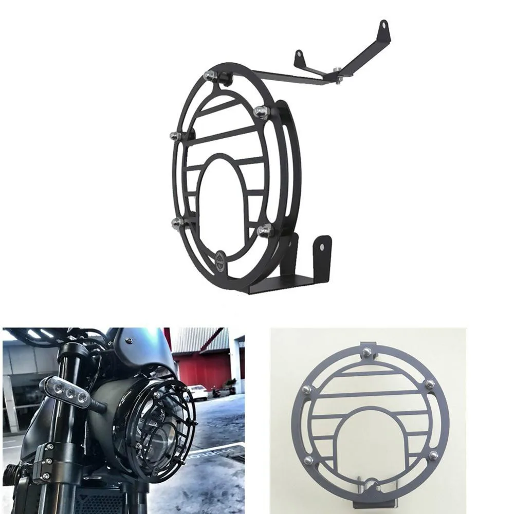 

For Benelli Leoncino 500 Front Housing Motorcycle Headlight Headlamp Fairing Cover Case Protection Net Protector Guard
