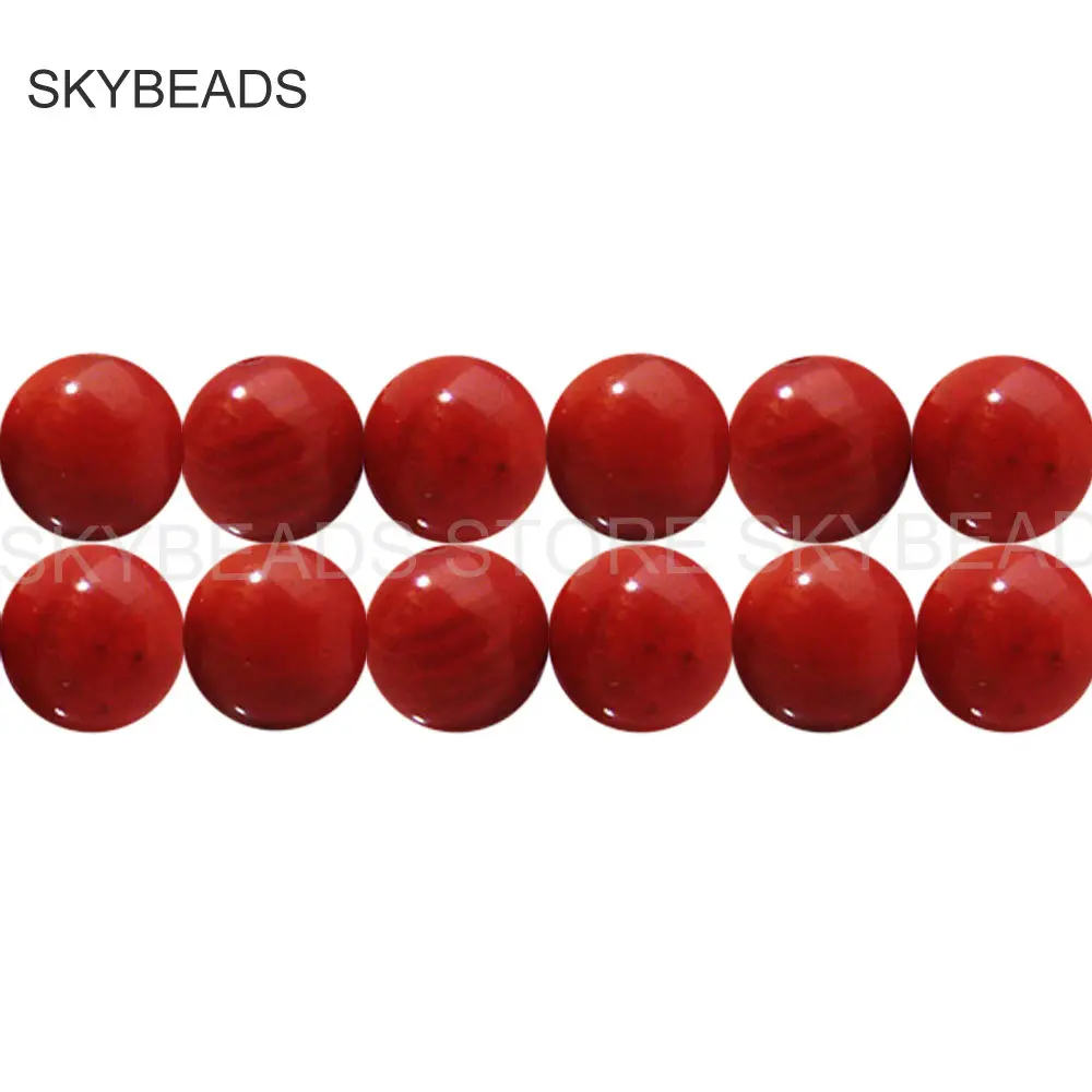 

Red Coral Stone Beads for Necklace Bracelet Earrings Jewelry Making Supplies Dyed White Coral Round Beads in Bulk Wholesale