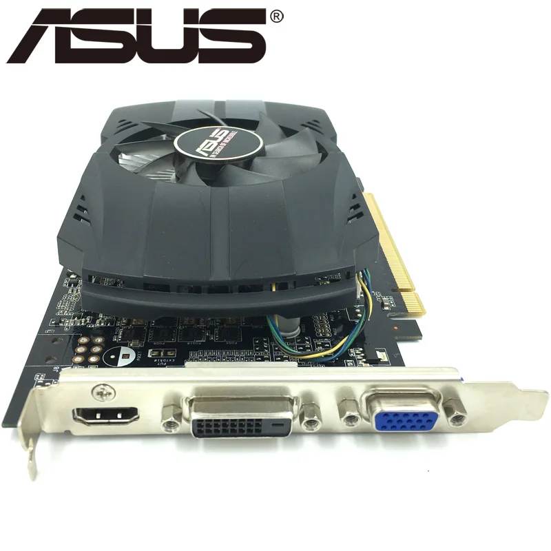 Видеокарта ASUS 4 шт. GTX 750 Ti графические карты для nVIDIA Geforce 750Ti 2 Гб 128 бит GDDR5 б/у VGA Hdmi