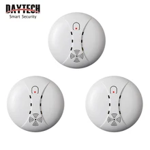 DAYTECH 3 шт. пожарный Детектор дымовой тревоги датчик пожарной сигнализации датчик пожарного дыма для домашней безопасности/торгового центра/ресторана/гостиницы/кафе 85дб