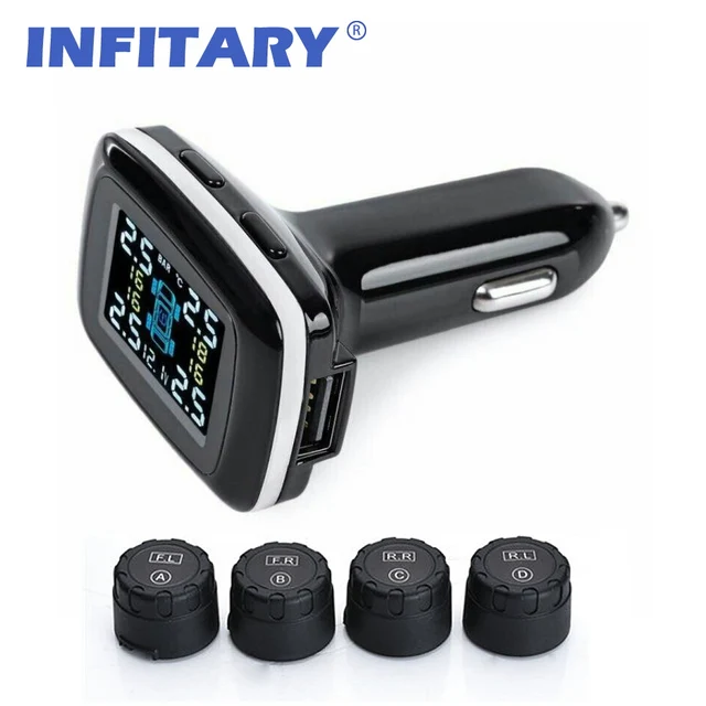 TP620 Smart Car TPMS Tire Pressure Monitoring System 12V Cigarette