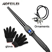 Ceramic Styling Tools professional Hair Curling Iron Hair waver Pear Flower Cone Electric Hair Curler Roller