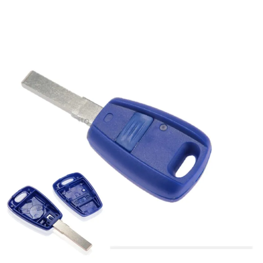 

Transponder Key Shell Blue Remote Key Fob Shell for Fiat Punto Doblo Bravo Replacement Housing Case