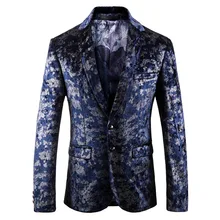 Мужские куртки мужской модный качественный блейзер Мужской однобортный тонкий пиджак мужское платье для банкета, вечеринки