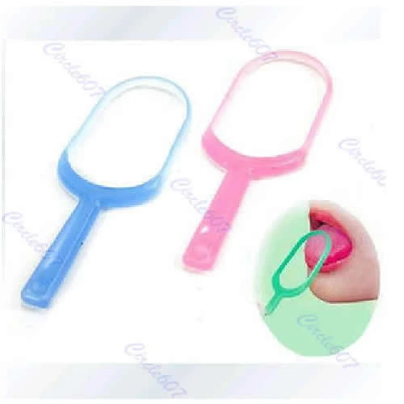 

1 Set New Plastic Tongue Cleaner Scraper Remove Germs Tongue Cleaner For Fresh Breath High Quality New