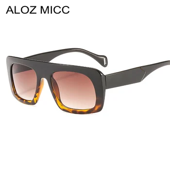 

ALOZ MICC Women Oversize Square Sunglasses Men 2019 Fashion Multicolor Frame SunGlasses Women Retro Eyewear Oculos Q569