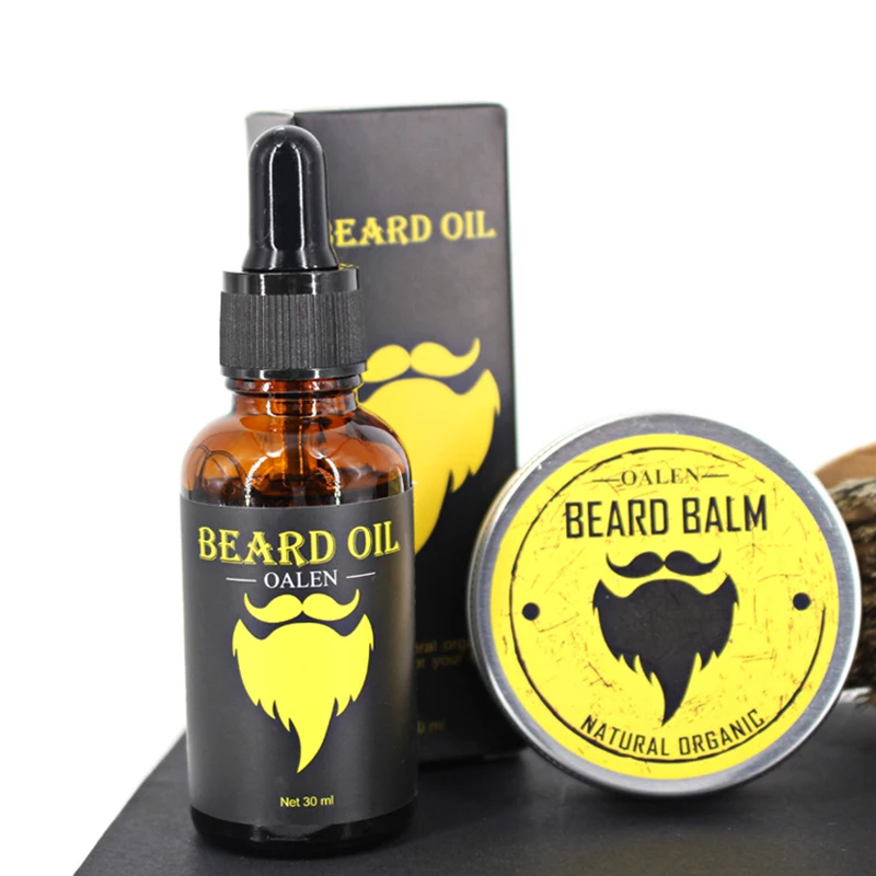 Комплект для бороды Uomini Crema усы Barba Kit con Baffi Pettine Sacchetto di immagazinaggio Pennello Olio