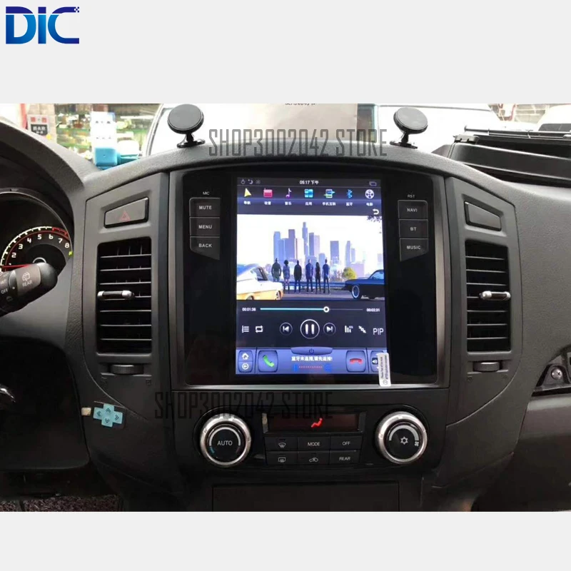 Top DLC android system navigation multifunction player GPS mirror link bluetooth car styling audio For Mitsubishi pajero 2008-2016 10