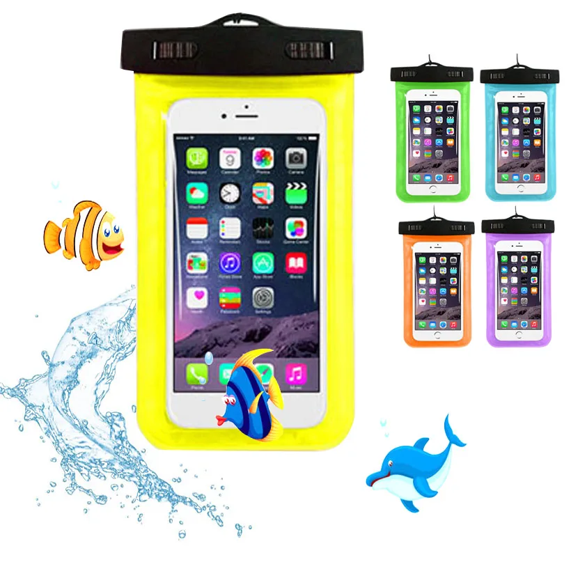 

cunzhi For Geotel G1 Case Universal Waterproof Pouch Diving PVC Soft Bag UHANS Note 4 Case