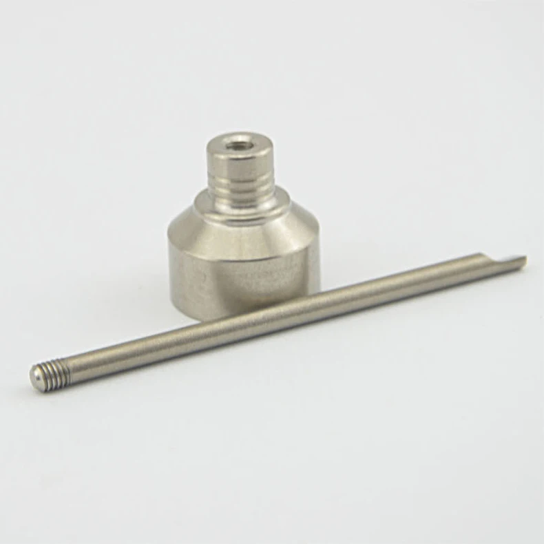 Титановый гвоздь 18 мм карб крышка с одним отверстием 89 Dabber титановый Domeless GR 2