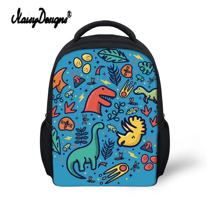 Noisydesigns 12-дюймовый Детская школьная рюкзак мультфильм аниме рюкзак в виде динозавра для мальчиков и девочек подростков сумки на плечо