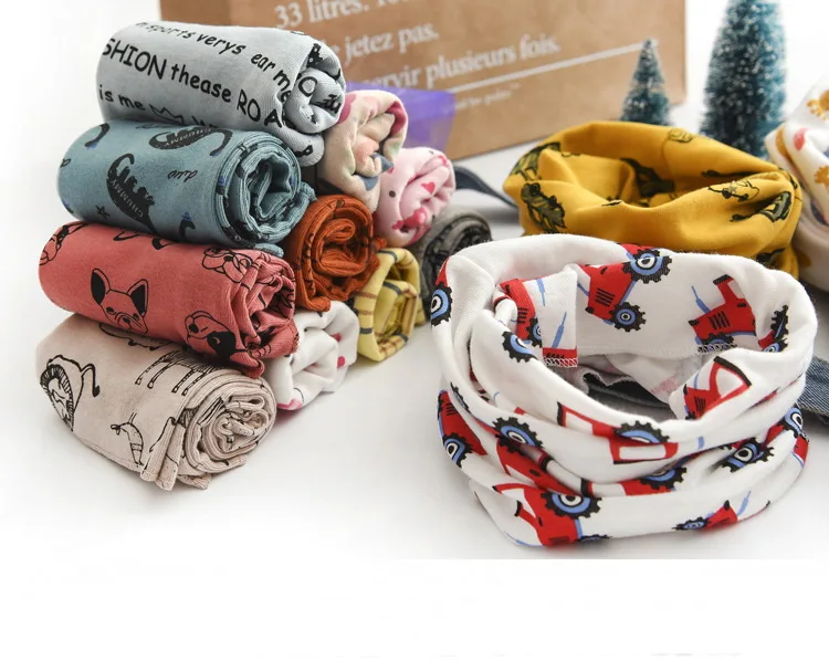 

Newborn Multicolor Children Warm Cotton Scarf Boys Girls Scarf Shawl Winter Neckerchief Baby Accessories Baby Bibs 1pcs