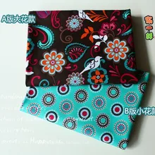 Новейшие 2 шт./лот, 50*150 см Ретро стиль хлопчатобумажная ткань для пэчворк, шитья, украшения дома, постельные принадлежности, ремесла