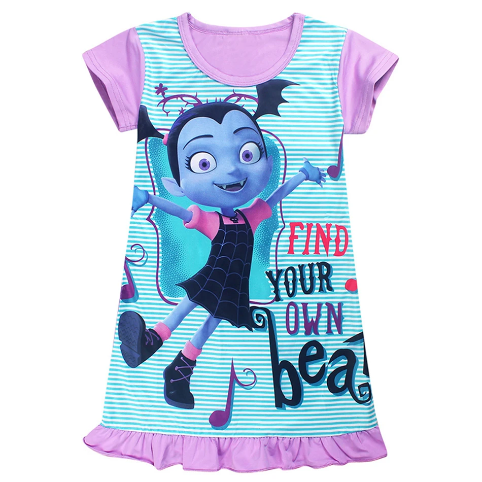 PaMaBa Kid Comic Con Vampirina; карнавальный костюм; вечерние платья для девочек на Хэллоуин; летнее платье с крыльями; нарядная Карнавальная одежда принцессы