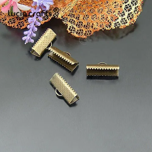 

SALE! Metal Jewelry Findings Accessories Vintage Textured End Caps Crimp Beads Clasp fit jewelry making 24pcs/lot G0506