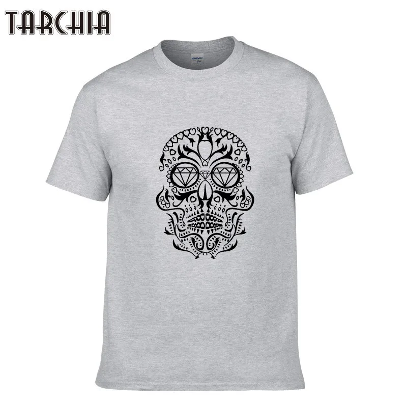 

TARCHIA Large Size Print T Shirt Men 2XL Brand Clothing Fitness Hip Hop Tshirt Homme Short Sleeve Crossfit T-Shirt 2019 Tops