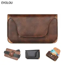 Поясная Сумка Мужская Ретро Зажим для ремня кожаный чехол для Xiao mi A2 Lite mi 8 SE Note 6 Pro Чехол для телефона красный mi Note 5 Pro S2 F1 4x