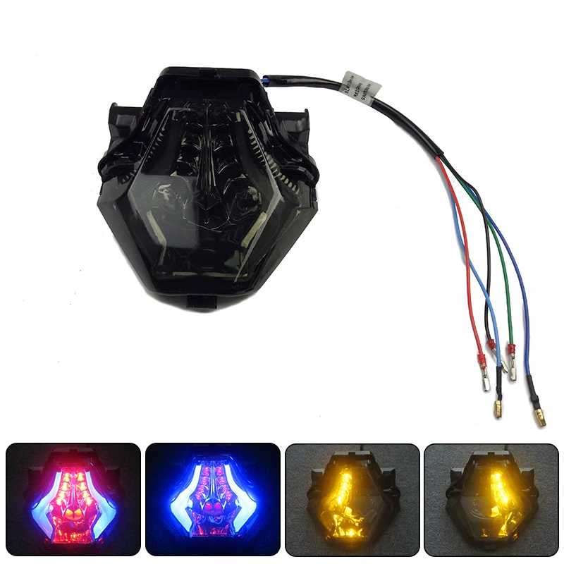 

Motorcycle Integrated LED Tail Light Turn Signal Brake Light 100% Brand New For Yamaha MT-07 FZ-07 MT07 YZF R3 R25 MT-03 MT-25