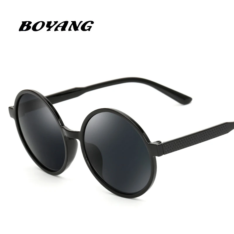 BOYANG 2017 Steampunk gafas de Sol Mujeres Vogue Ronda Retro Lente gafas de Sol Gafas de Diseño de Marca de Europa Plano Mar Sunwear|flat sunglasses|sunglasses uniqueflat AliExpress