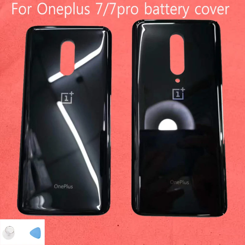 Для Oneplus 7 pro, стеклянная крышка для батареи, задняя крышка для смартфона, запасная часть для one plus 7 1+ 7 pro