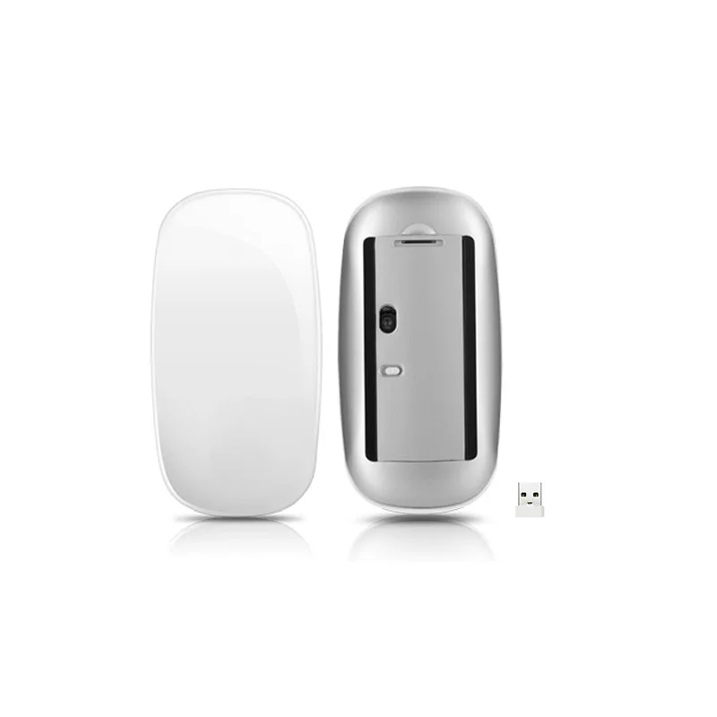 

Wireless Optical Touch Magic Mouse Slim Silent Click Computer Mice Ergonomic 2.4G USB for apple Mac OS/Windows PC/Laptops