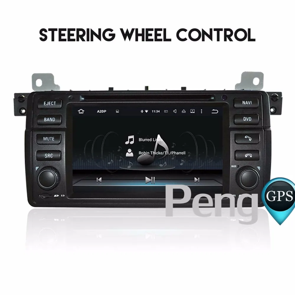 Восьмиядерный CD DVD плеер 2 Din стерео Android 8 0 автомобильное радио для BMW E46 1998 2005 M3 GPS