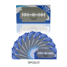 10 шт. DC бритвенные лезвия из нержавеющей стали безопасные бритвенные лезвия для бритья Мужская бритва парикмахерское лезвие дропшиппинг