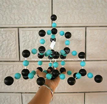

3 layers silica crystal structure model three dimensional structure of SiO2 silicon dioxide Three-dimensional structural models
