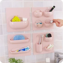 

Creative Seamless Plastic Powerful Wall Universal Hook Bathroom Wall Bathroom Organizer Kitchen Multifunctional Storage Hook.