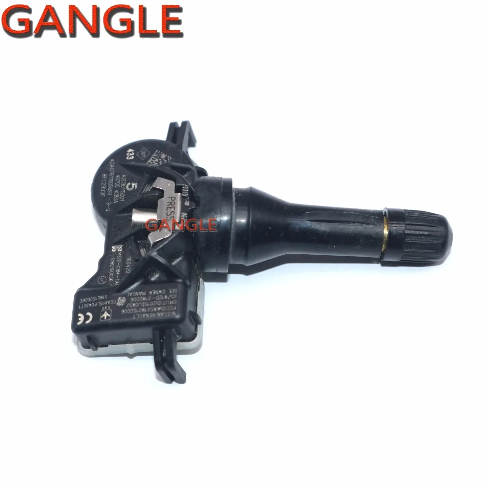 Датчик давления в шинах для 2013 EOP Nissan X Trail Rogue Leaf TPMS датчик 40700 4CB0A 407004CB1A 433