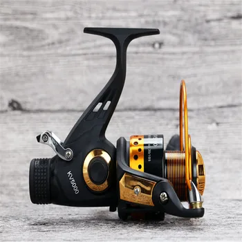 

New Arrival Front&Rear Brake Fishing Reels Wheel 13+1 Ball Bearings CNC Rocker Arm Fishing Reels Soft Handle Fishing Reels Wheel