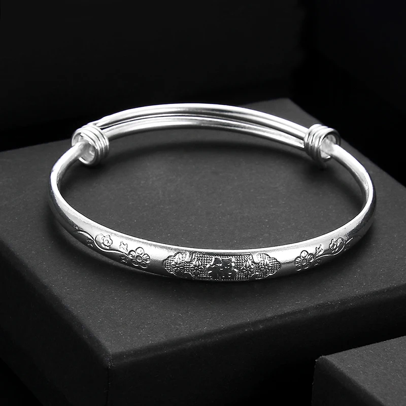 New Arrival A Variety Of Styles Exquisite Bangle Alloy Gold/silver Pattern Bangle For Women Girls Jewelry Gifts