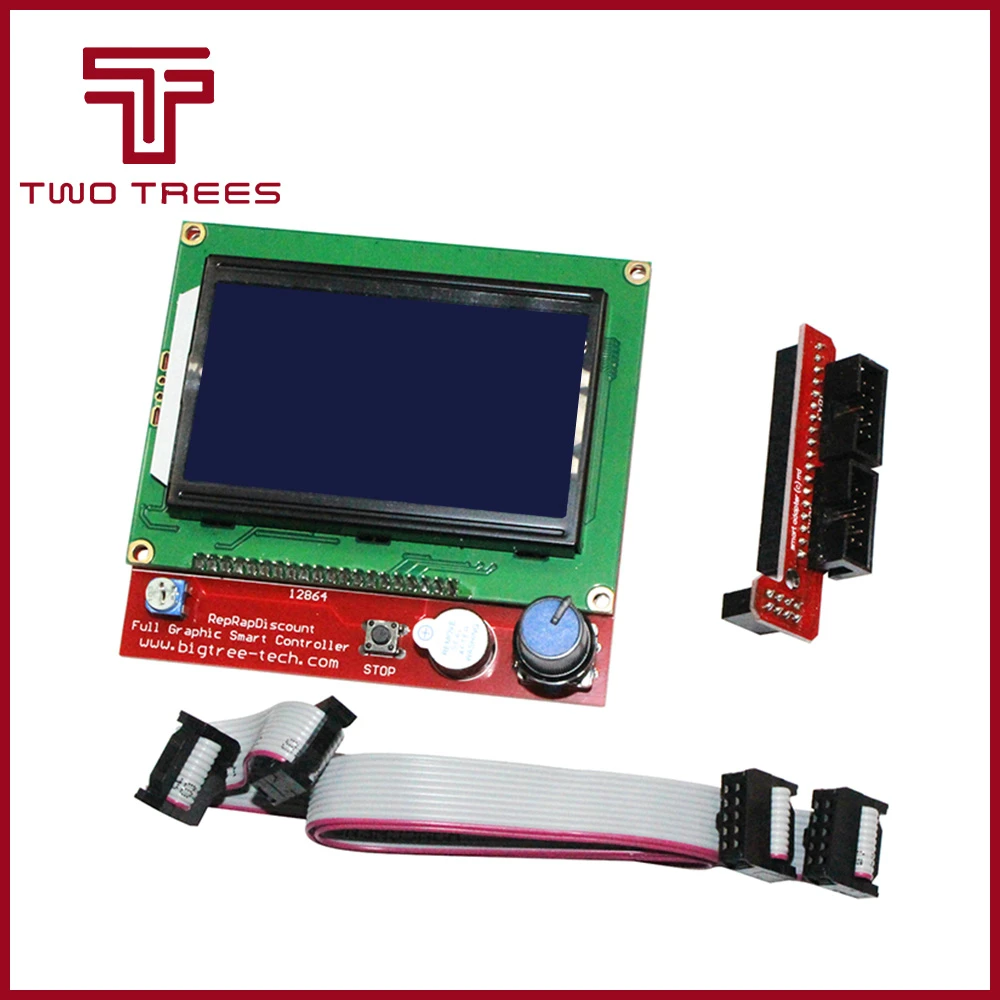 12864 lcd Ramps умные части RAMPS 1,4 контрольная панель графическая lcd 12864 монитор Материнская плата синий экран модуль