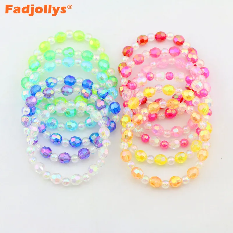 FADJOLLYS Fashion Baby Girls Ball Charm Bracelets Trendy Geometric Bead