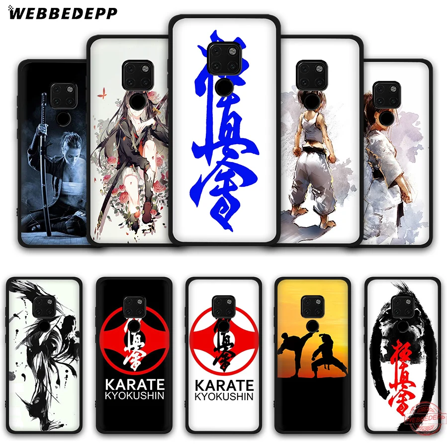 

WEBBEDEPP Oyama Kyokushin Karate Soft Silicone Case for Huawei Mate 10 20 Pro Nova 2i 3 3i 4 Lite