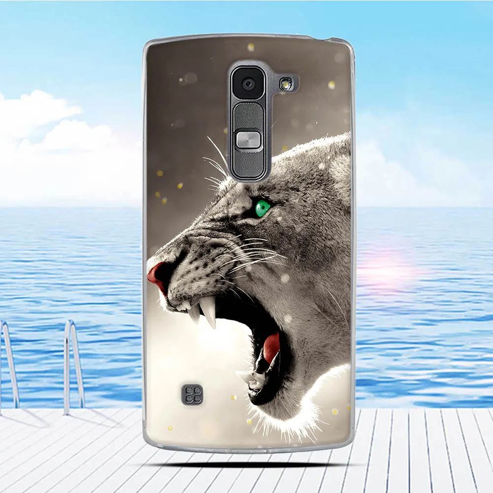 Чехол для LG Spirit 4G LTE H440N H420 мультяшный 3D рельефный рисунок задняя крышка ТПУ Мягкий