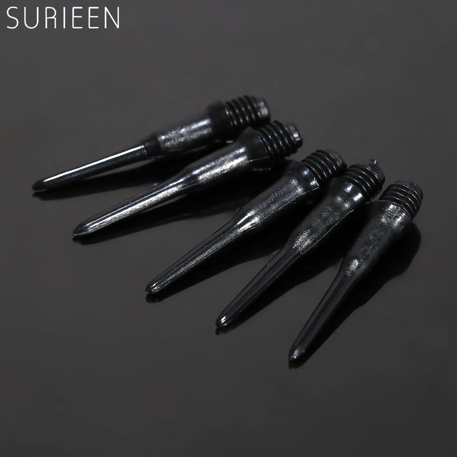 

1 Set /5Pcs Short 4.5 mm Soft Safety Plastic Dart Needles Black Tips Stubby Points Shafts Flights Darts Plastic Dart Accessories