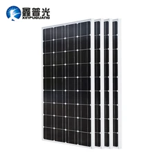 XINPUGUANG 2 шт. 3 шт. 4 шт. солнечная панель 100 Вт 18 в стеклянная солнечная панель s 200 Вт 300 Вт 400 Вт panneau solaire монокристаллическая солнечная панель 12 В
